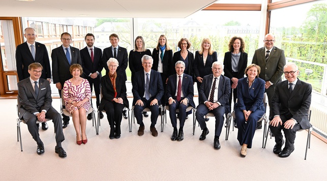 Besuch einer Delegation des Verfassungsgerichtshofes des Königreichs Belgien beim Bundesverfassungsgericht
